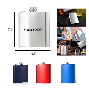 6 oz Stainless Steel Hip Flask